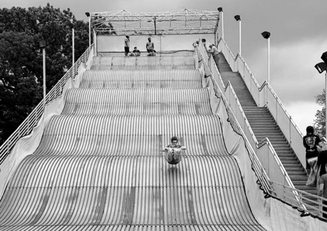 Giant slide reopens in Detroit | News, Sports, Jobs - The Mining Journal